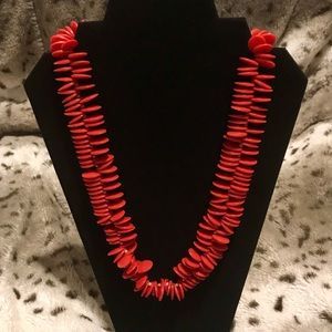 ❤️Vintage Plastic Oval Beads Necklace